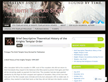 Tablet Screenshot of 9thtemplar.wordpress.com