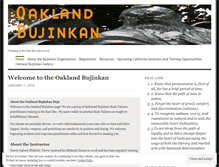 Tablet Screenshot of oaklandbujinkan.wordpress.com