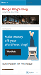 Mobile Screenshot of bongoking.wordpress.com