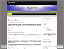 Tablet Screenshot of myjilbab.wordpress.com