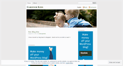 Desktop Screenshot of gardnerkids.wordpress.com