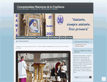 Tablet Screenshot of concepcionistasesp.wordpress.com