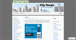 Desktop Screenshot of cityhoops.wordpress.com