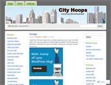 Tablet Screenshot of cityhoops.wordpress.com