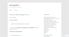 Desktop Screenshot of anaubuntera.wordpress.com