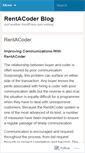 Mobile Screenshot of 4rentacoder.wordpress.com