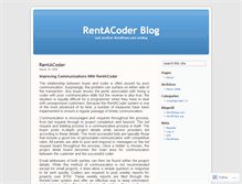 Tablet Screenshot of 4rentacoder.wordpress.com