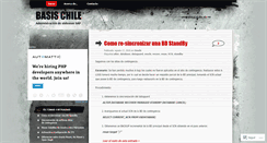 Desktop Screenshot of basischile.wordpress.com