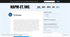 Desktop Screenshot of napmet.wordpress.com