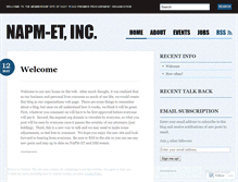 Tablet Screenshot of napmet.wordpress.com