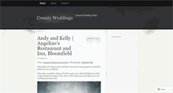 Desktop Screenshot of countyweddings.wordpress.com