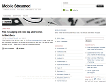 Tablet Screenshot of mobilestreamed.wordpress.com
