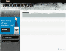 Tablet Screenshot of bookreviewerlist.wordpress.com