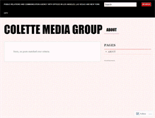 Tablet Screenshot of colettemg.wordpress.com