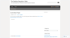 Desktop Screenshot of desktopregulatorystate.wordpress.com