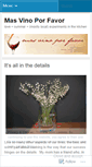 Mobile Screenshot of masvinoporfavor.wordpress.com