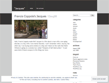 Tablet Screenshot of jacquometti.wordpress.com