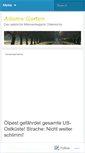 Mobile Screenshot of adamsgarten.wordpress.com