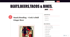 Desktop Screenshot of beatsbeerstacosandbikes.wordpress.com