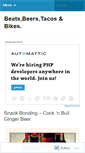 Mobile Screenshot of beatsbeerstacosandbikes.wordpress.com