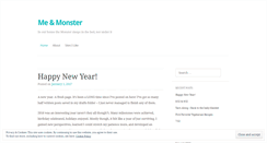 Desktop Screenshot of meandmonster.wordpress.com