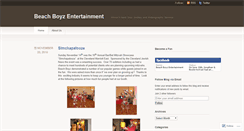 Desktop Screenshot of beachboyzentertainment.wordpress.com