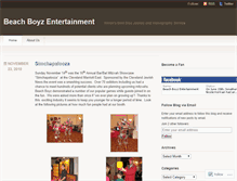 Tablet Screenshot of beachboyzentertainment.wordpress.com