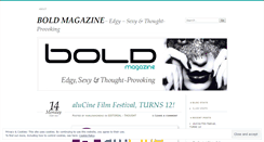 Desktop Screenshot of boldmagazinecanada.wordpress.com