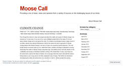 Desktop Screenshot of moosecall.wordpress.com