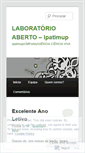 Mobile Screenshot of laboratorioaberto.wordpress.com