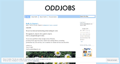 Desktop Screenshot of oddjobs.wordpress.com