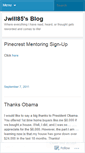 Mobile Screenshot of jwill85.wordpress.com