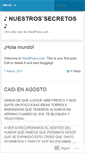 Mobile Screenshot of nuestrosecretos.wordpress.com