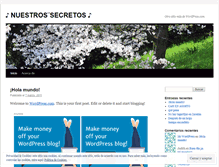 Tablet Screenshot of nuestrosecretos.wordpress.com