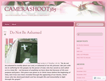 Tablet Screenshot of camerashoot365.wordpress.com