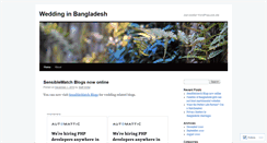 Desktop Screenshot of bdmarriage.wordpress.com