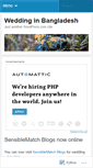 Mobile Screenshot of bdmarriage.wordpress.com