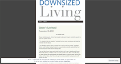 Desktop Screenshot of downsizedlivingmag.wordpress.com