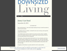 Tablet Screenshot of downsizedlivingmag.wordpress.com