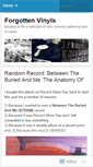 Mobile Screenshot of forgottenvinyls.wordpress.com