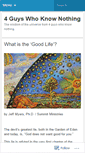 Mobile Screenshot of 4guyswhoknownothing.wordpress.com