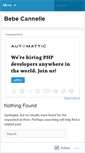 Mobile Screenshot of bebecannelle.wordpress.com