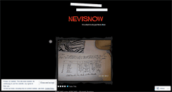 Desktop Screenshot of nevismatters.wordpress.com