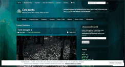 Desktop Screenshot of motamaux.wordpress.com