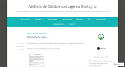 Desktop Screenshot of cuisinesauvage.wordpress.com