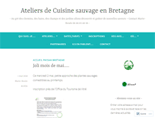 Tablet Screenshot of cuisinesauvage.wordpress.com