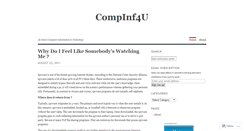 Desktop Screenshot of compinf4u.wordpress.com