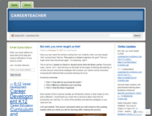 Tablet Screenshot of careerteacher.wordpress.com