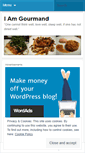 Mobile Screenshot of iamgourmand.wordpress.com