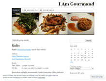 Tablet Screenshot of iamgourmand.wordpress.com